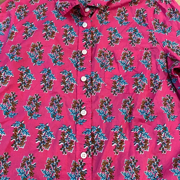 J. Crew Floral Button Down Shirt - Pink and Blue - Picture 3 of 5